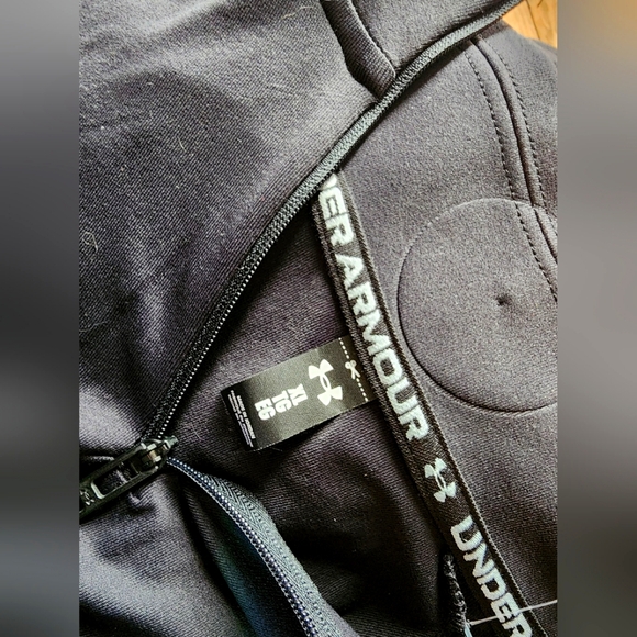 Under Armour Women's UA Vanish Seamless ¼ Zip Crop Black Brand New XL - Picture 4 of 5